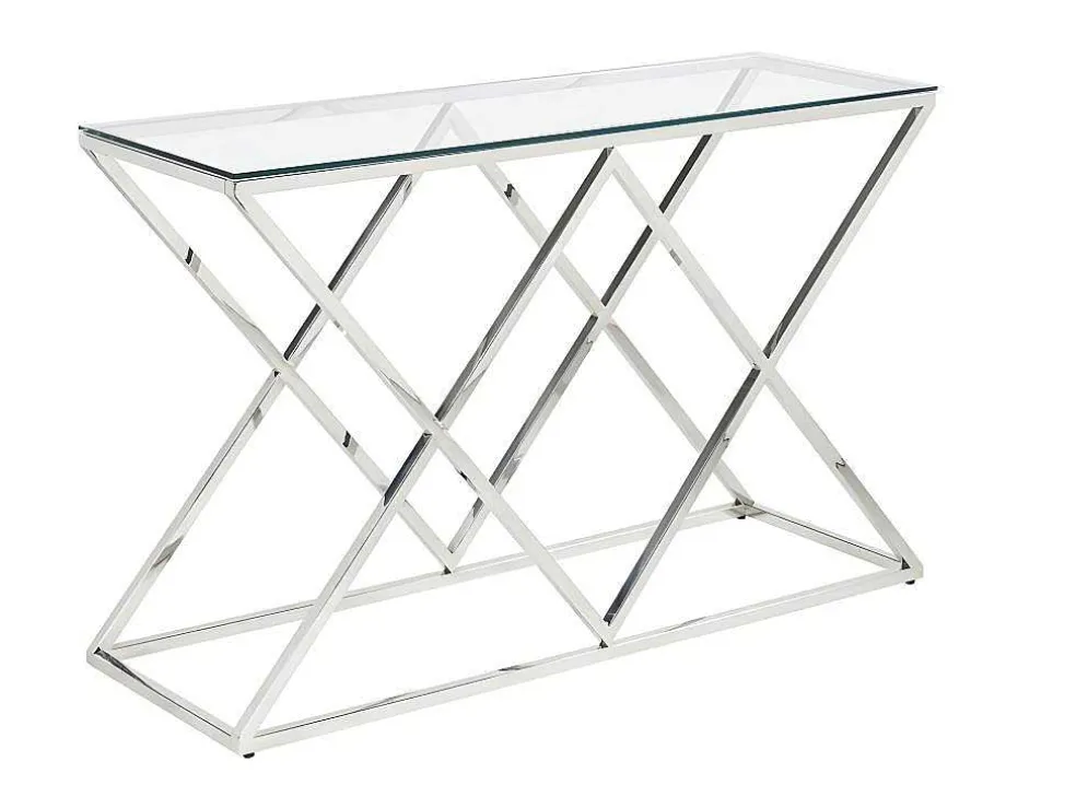 Sidetable Charlotte - Gehard Glas En Staal - Chroomkleurig - Van Pascal Morabito