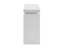 Sidetable Emerson - Met Led-Verlichting - 2 Lades - Wit Gelakt Mdf