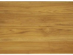 Sidetable Met 3 Lades In Teak - Kleur: Houtlook - Wekea