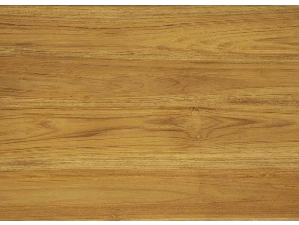 Sidetable Met 3 Lades In Teak - Kleur: Houtlook - Wekea