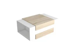 Simon Koffietafel, Wit, Sonoma, 100X60X35 Cm, Epikasa