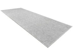Sisal Tapijt, Loper Timo 6272 Buitenshuis Grijskleuring 80X250 Cm