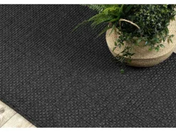Sisal Tapijt, Loper Timo 0000 Buitenshuis Zwart 70X300 Cm