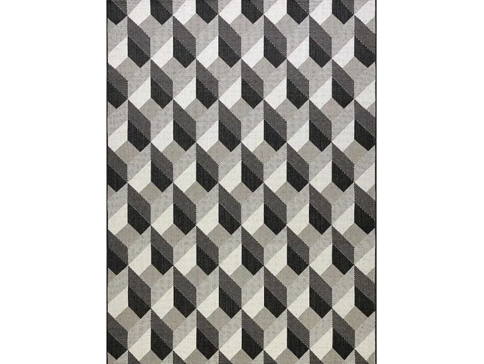 Sisal Tapijt Sisal Flat 48624/690 Blokjes 3D 120X170 Cm