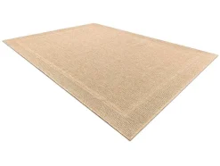 Sisal Tapijt Timo 5979 Buitenshuis Kader Donker Beige 240X330 Cm