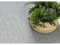 Sisal Tapijt Timo 5979 Buitenshuis Kader Grijskleuring 180X270 Cm