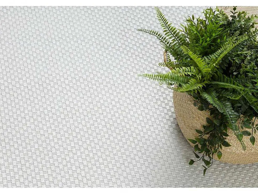 Sisal Tapijt Timo 6272 Buitenshuis Wit 240X330 Cm