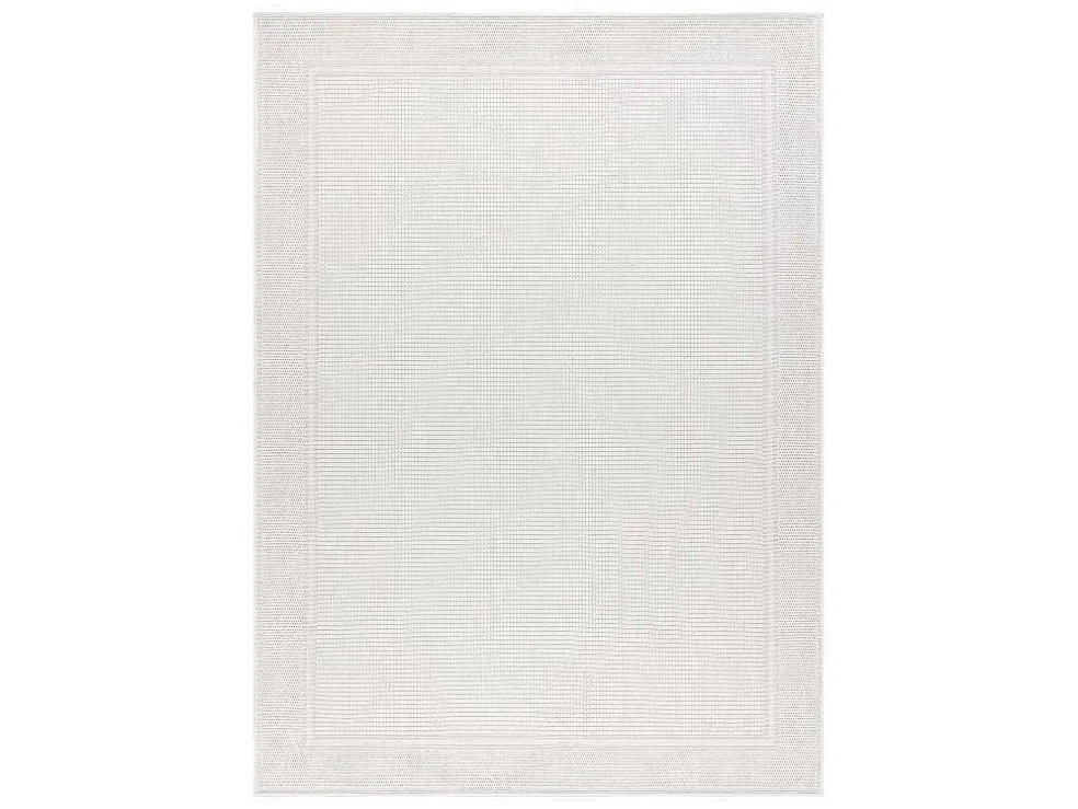 Sisal Tapijt Timo 5979 Buitenshuis Kader Wit 180X270 Cm