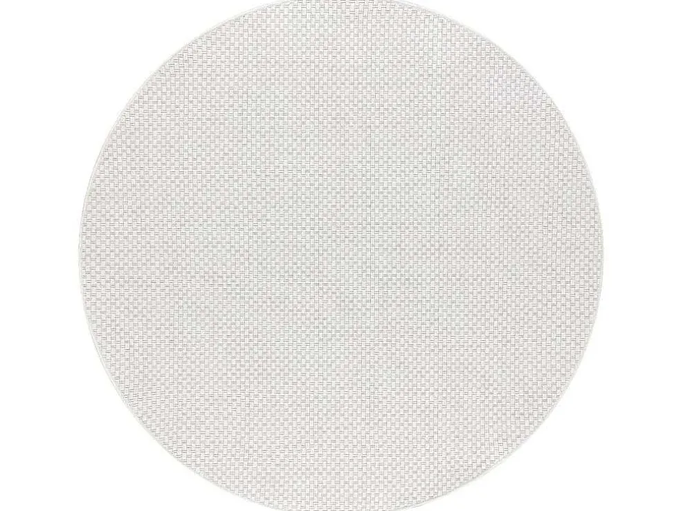 Sisal Tapijt Timo 6272 Cirkel Buitenshuis Wit Cercle 200 Cm