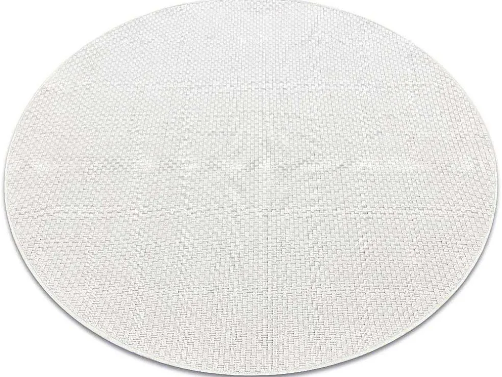 Sisal Tapijt Timo 6272 Cirkel Buitenshuis Wit Cercle 200 Cm
