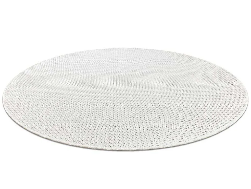 Sisal Tapijt Timo 6272 Cirkel Buitenshuis Wit Cercle 200 Cm