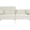 Slaapbank Mcw-K65, Stof/Textiel Creme-Beige