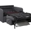 Slaapfauteuil Met Matras Van Stof Nadoa - Slaapafmeting 70 Cm - Antraciet