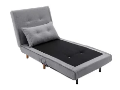 Slaapfauteuil Van Lichtgrijze Stof Uribia