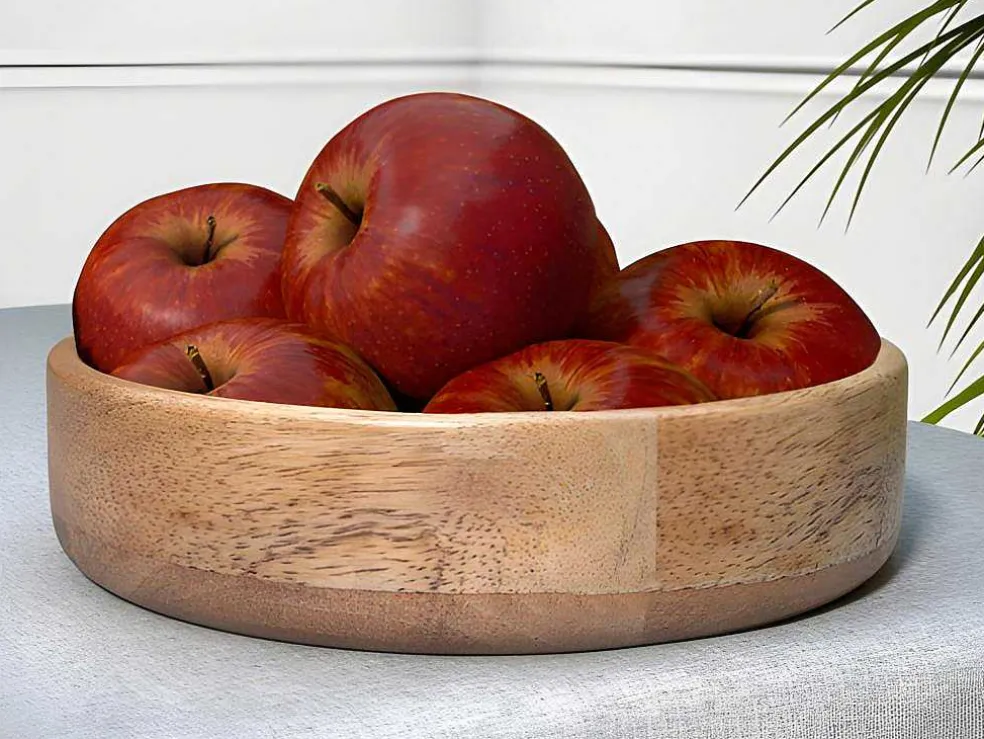 Slakom Van Mangohout - D26,5 X H6,5 Cm - Naturel - Valisa