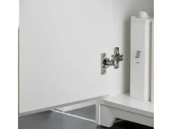 Sobuy Badkamer Onder Aanrecht, Onder Aanrecht, Onder Wastafel, Aanrecht, Gootsteen Afdekking Met 2 Deuren, 60X30X60 Cm, Wit, Bzr108-Ii-W