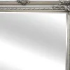 Spiegel Met Lijst Elvire - Eucalyptushout - 60 X 140 Cm - Kleur: Zilver