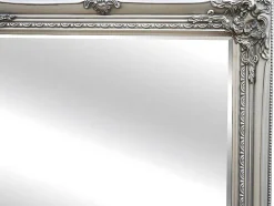 Spiegel Met Lijst Elvire - Eucalyptushout - 60 X 140 Cm - Kleur: Zilver
