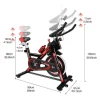Spin Bike Stationaire Indoor Cycling Bike Met Riemaandrijving 8Kg Vliegwiel