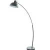 Staande Lamp Met Boog Met Vintage-Stijl Delphe - Ijzer - 62 X 25 X 177 Cm - Zwart