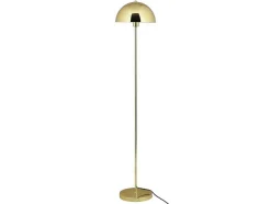 Staande Lamp Met Vintage Messingeffect - D 30 Cm X H 149 Cm - Goudkleurig - Ontario