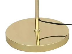 Staande Lamp Met Vintage Messingeffect - D 30 Cm X H 149 Cm - Goudkleurig - Ontario
