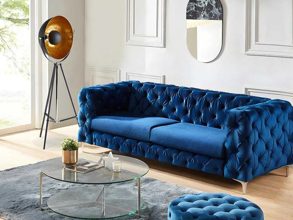 Staande Lamp Movie - H. 166 Cm - Koperkleurig Van Het Merk Inside Art