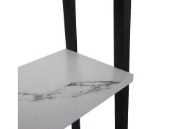 Staande Plank Mcw-K82, Marmer Look Wit