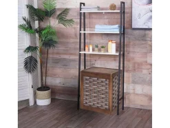 Staande Plank Mcw-K82, Marmer Look Wit
