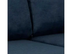 Stan Slaapbank, Hoek Rechts Met Chaise Longue Links, In Blauw.