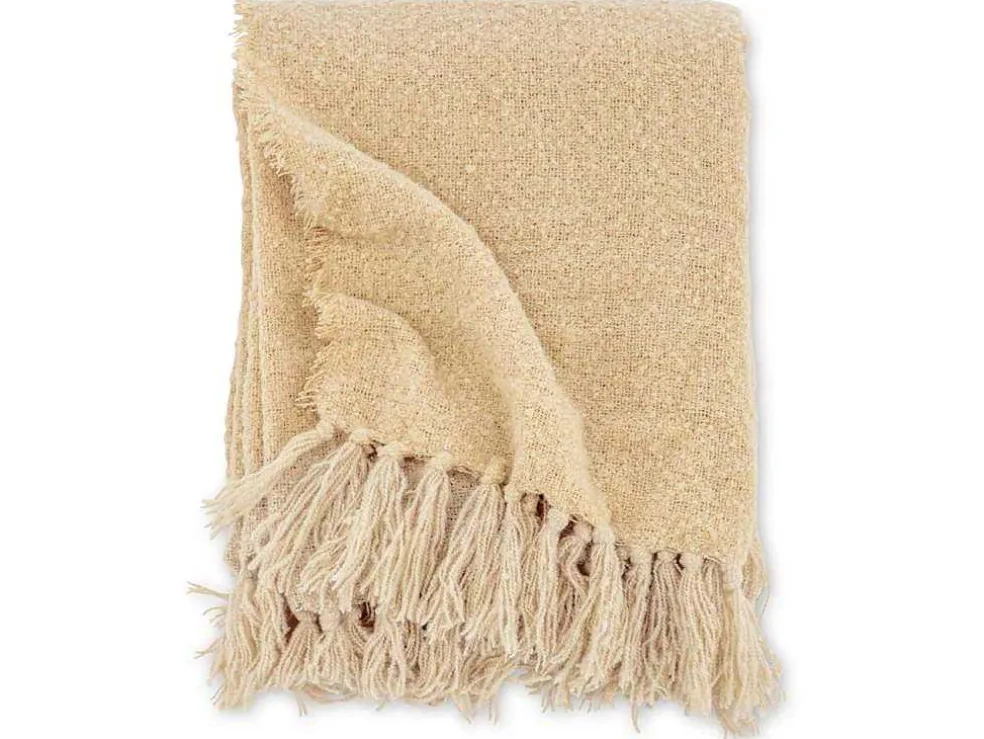 Stanly Plaid 170X130Cm Beige.