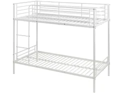 Stapelbed Duotis Ii - 2 X 90 X 190 Cm - Wit + Matras