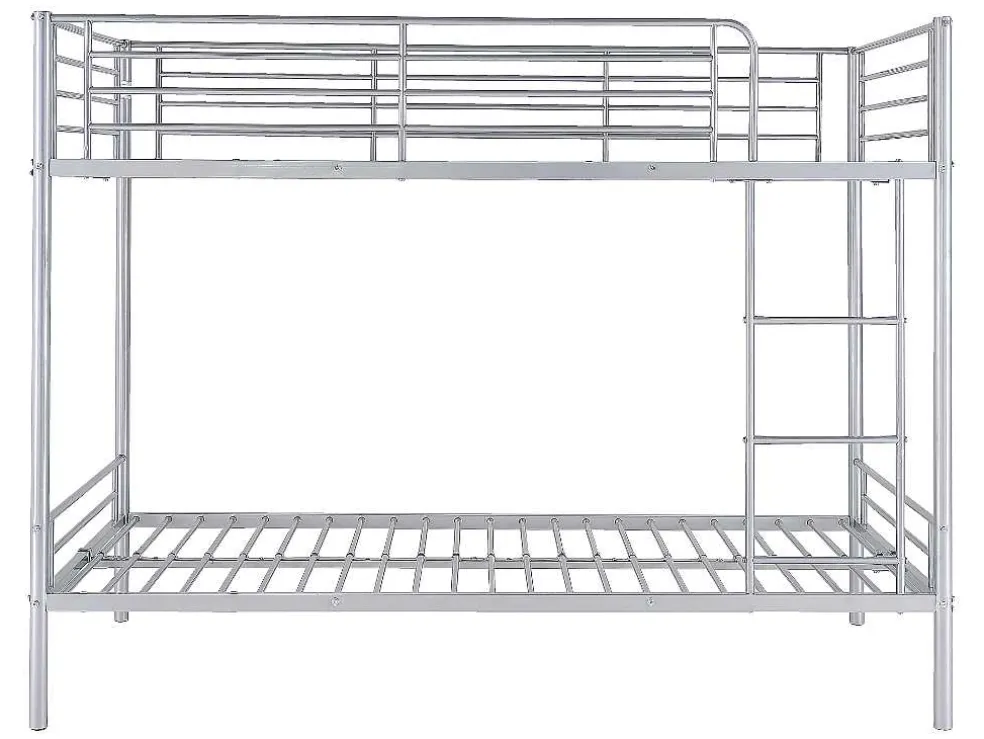 Stapelbed Duotis Ii - 2 X 90 X 190 Cm - Zilver