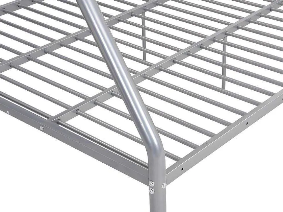 Stapelbed Elevatio Iii - 90/140 X 190 Cm - Metaal - Zilver