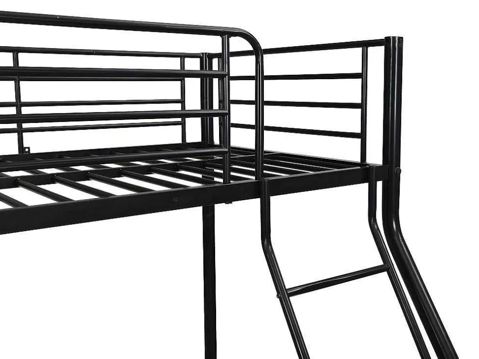 Stapelbed Elevatio Iv - 90 En 140 X 190 Cm - Staal - Zwart