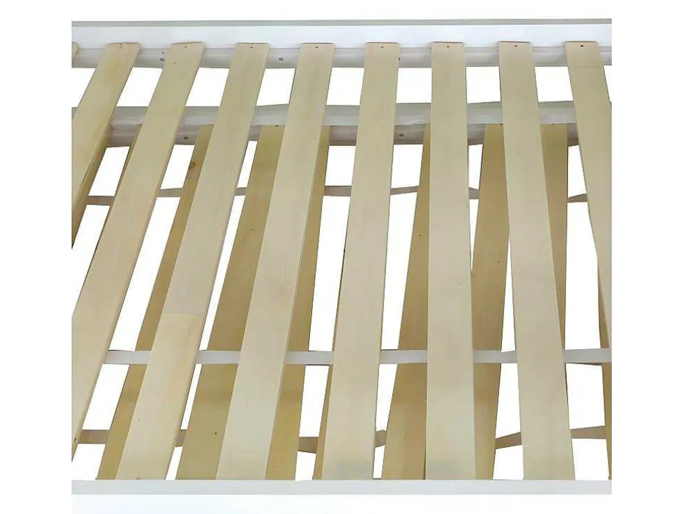 Stapelbed Met Onderschuifbed - Massief Grenenhout - 3X90X200 Cm - Opbergtrap Met 4 Lades - Veiligheidsbarrieres - Wit