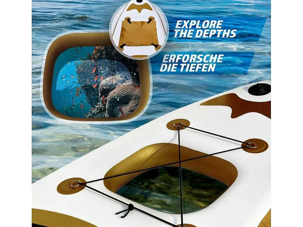 Sup Board Gold Ra 320 Cm - Goud - Incl. Accessoires