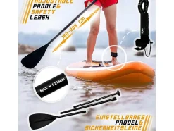 Sup Board Kraken 320 Cm - Oranje - Incl. Accessoires