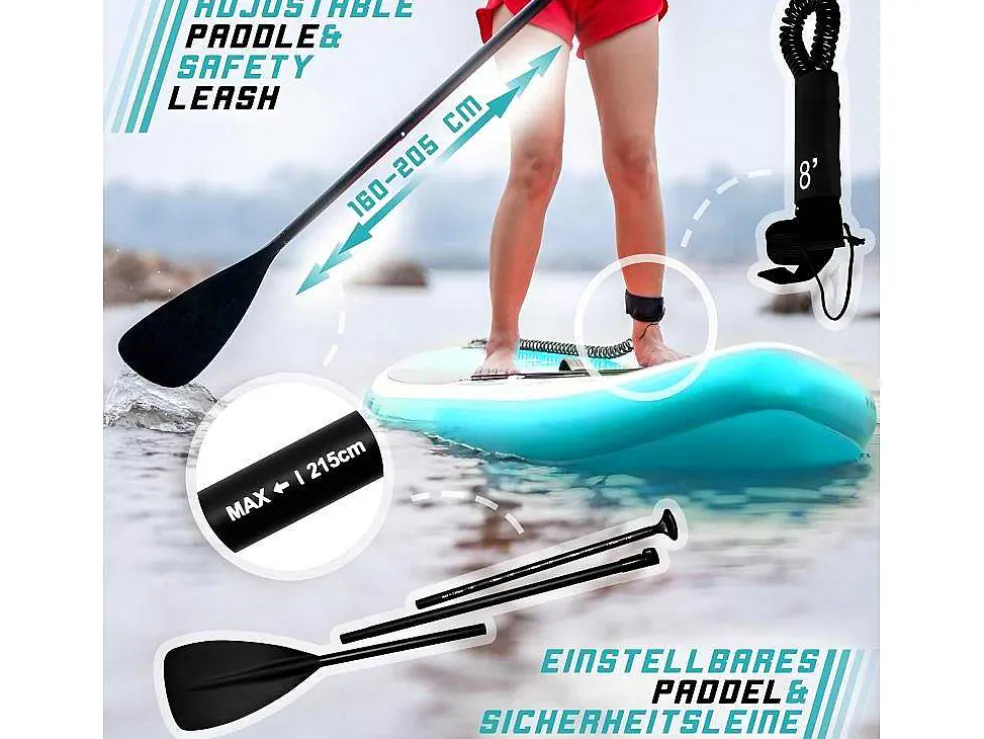 Sup Board Nymphe 366 Cm - Mintgroen - Incl. Accessoires