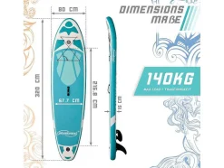 Sup Board Nymphe 320 Cm - Mintgroen - Incl. Accessoires