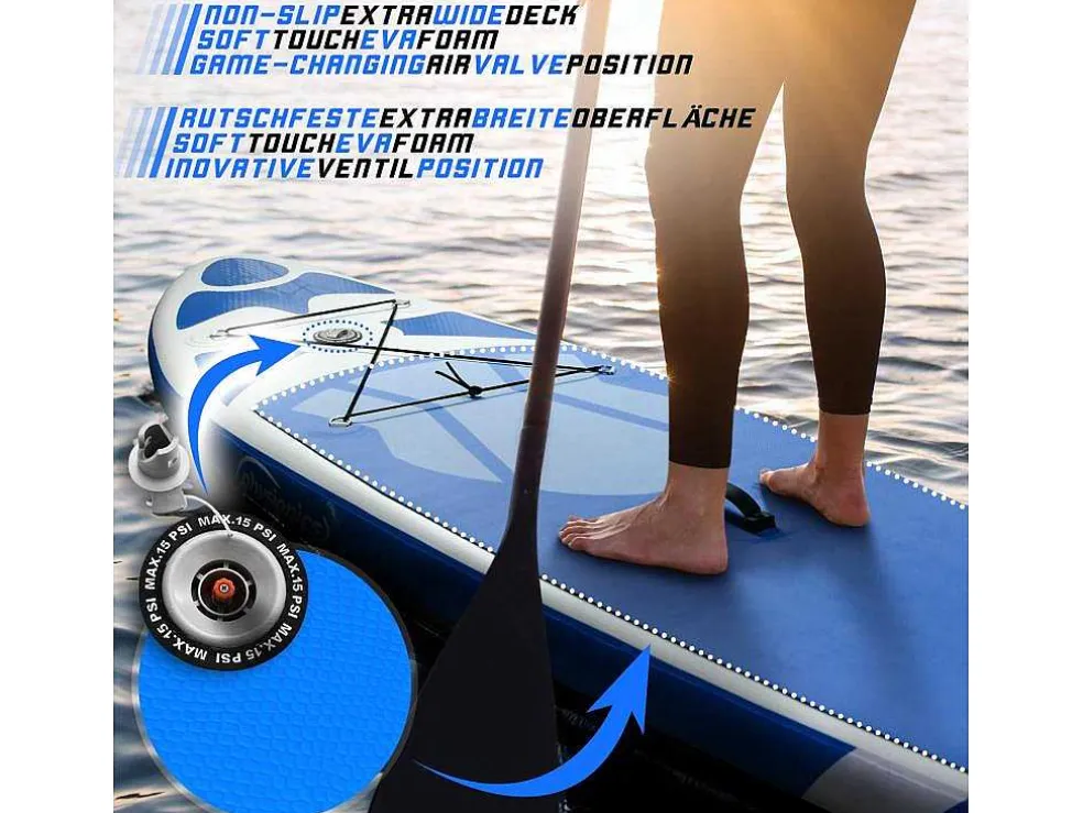 Sup Board Poseidon 305 Cm - Blauw - Incl. Accessoires