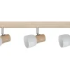 Svantje Plafondlamp, Eik, Chroom, Wit, 50X15X15 Cm, Epikasa