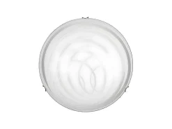 Sydney Plafondlamp, Chroom, Wit, 50X50X11 Cm, Epikasa