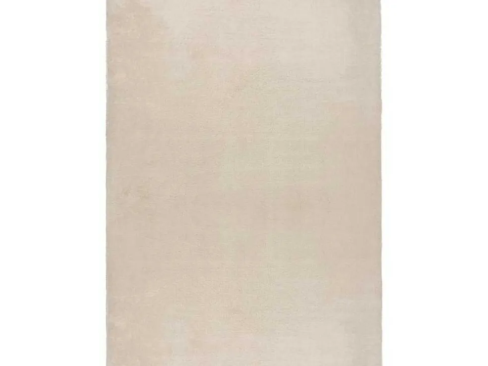 Tapijt Bunny Beige Imitatie Konijnenvacht 140X190 Cm