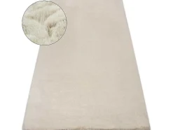 Tapijt Bunny Beige Imitatie Konijnenvacht 140X190 Cm