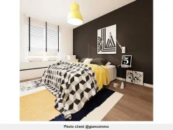 Tapijt Camden - Polyester - 160 X 230 Cm - Mosterdkleur, Marineblauw, Grijs
