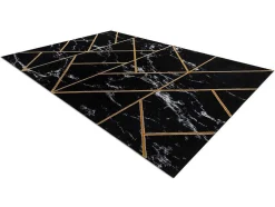 Tapijt Emerald Exclusief 2000 Glamour, Stijlvol Geometrisch, Marmer Zw 120X170 Cm