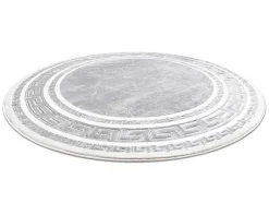 Tapijt Gloss Wiel Modern 2813 27 Stijlvol, Frame, Grieks Grijs Cercle 200 Cm