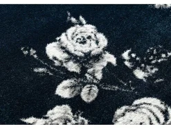 Tapijt Gnab 60642734 Bloemen , Rozekleuringe Blauw / Wit 140X200 Cm