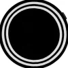 Tapijt Hampton Kader Rond Zwart Cercle 140 Cm